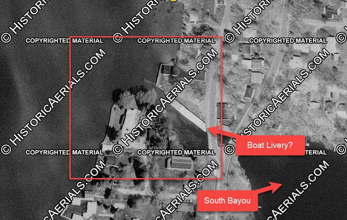 Neils Modern Cottages (Neils Resort) - 1977 Aerial Photo (newer photo)